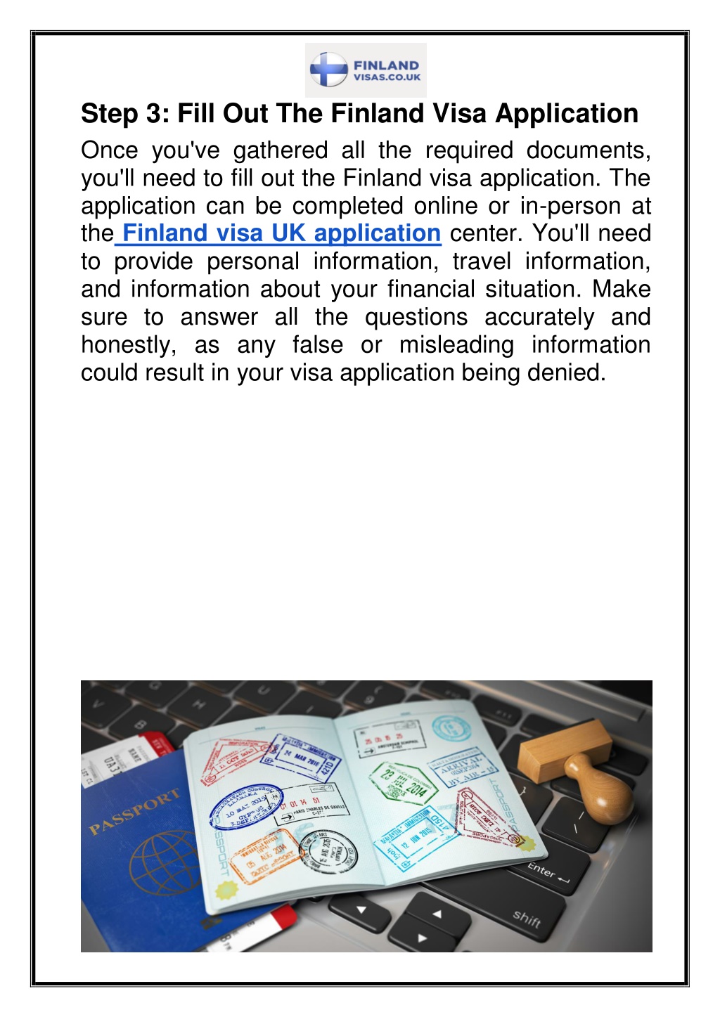 finland tourist visa from ireland