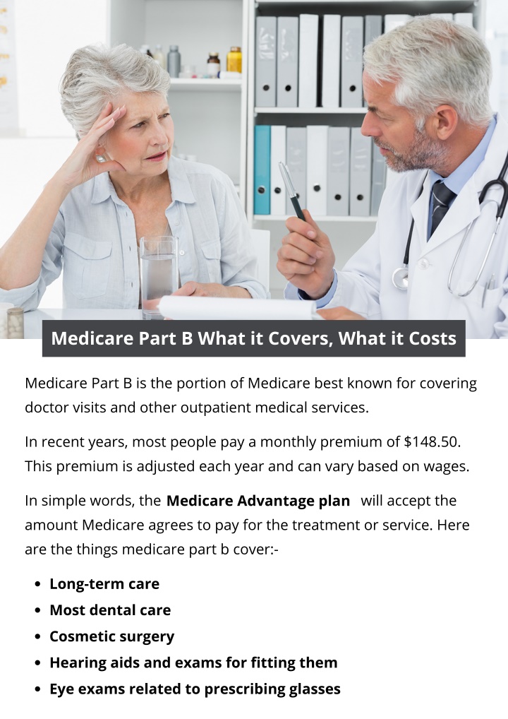 PPT - Medicare Part B What It Covers, What It Costs PowerPoint ...