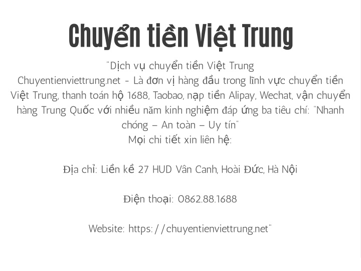 PPT - Chuyển Tiền Việt Trung PowerPoint Presentation, Free Download ...