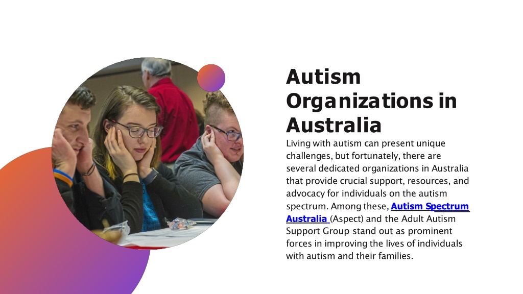 PPT - Autism Organizations in Australia A Lifeline for Support and ...