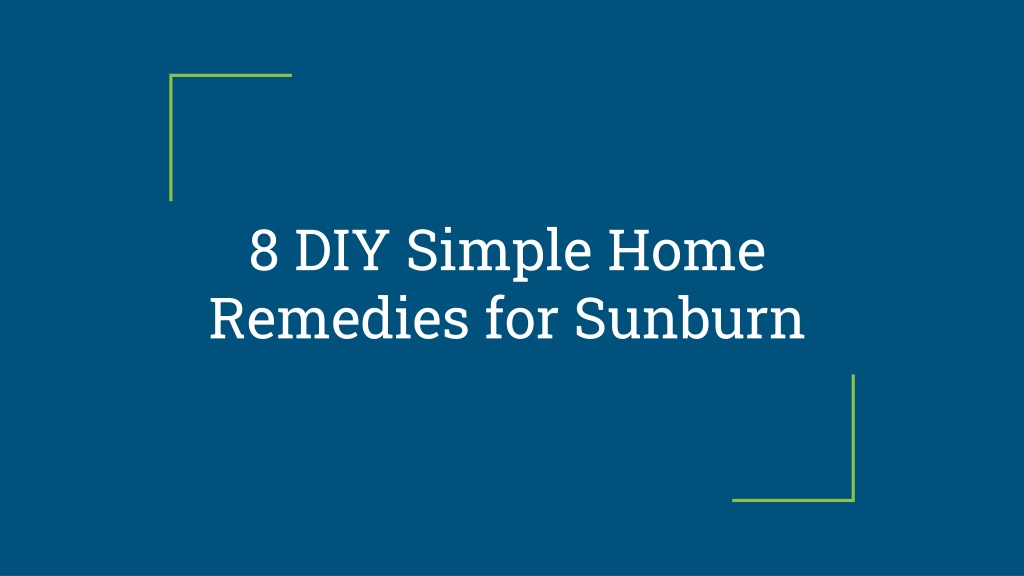 Sunburn Home Remedies: Vinegar, Oatmeal, Baking Soda
