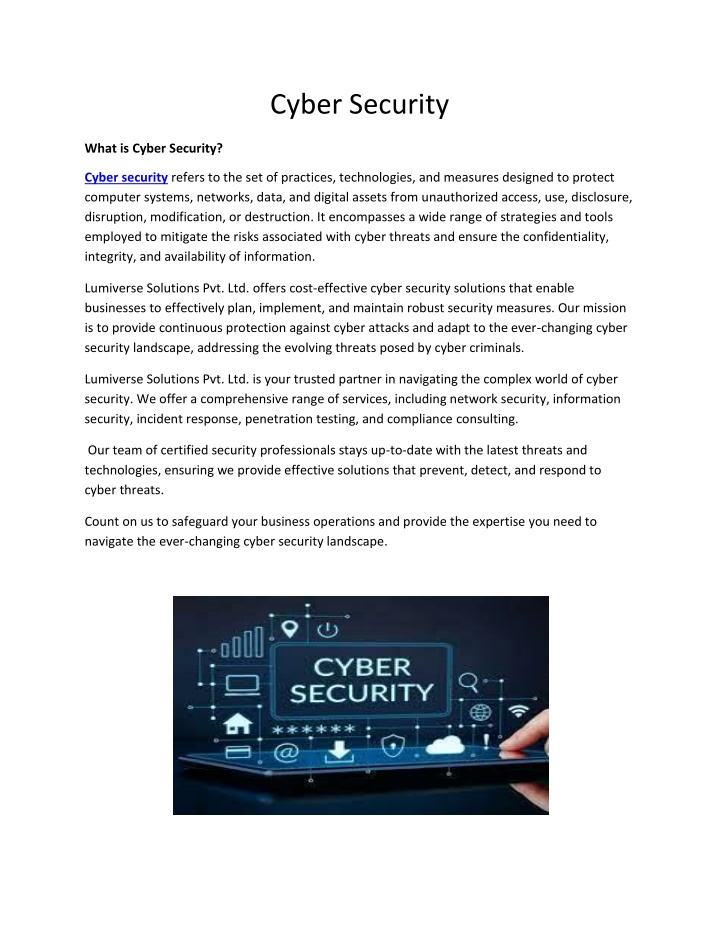 PPT - Cyber Security Specialist|Information Security Specialist - 2023 ...