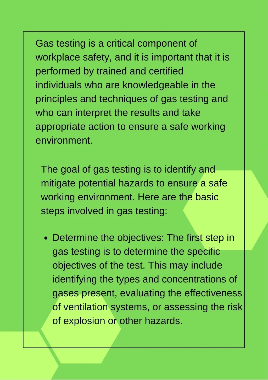 Ga Testing PPT - Understanding Gas Testing: Process & Importance of Authorized Gas ...