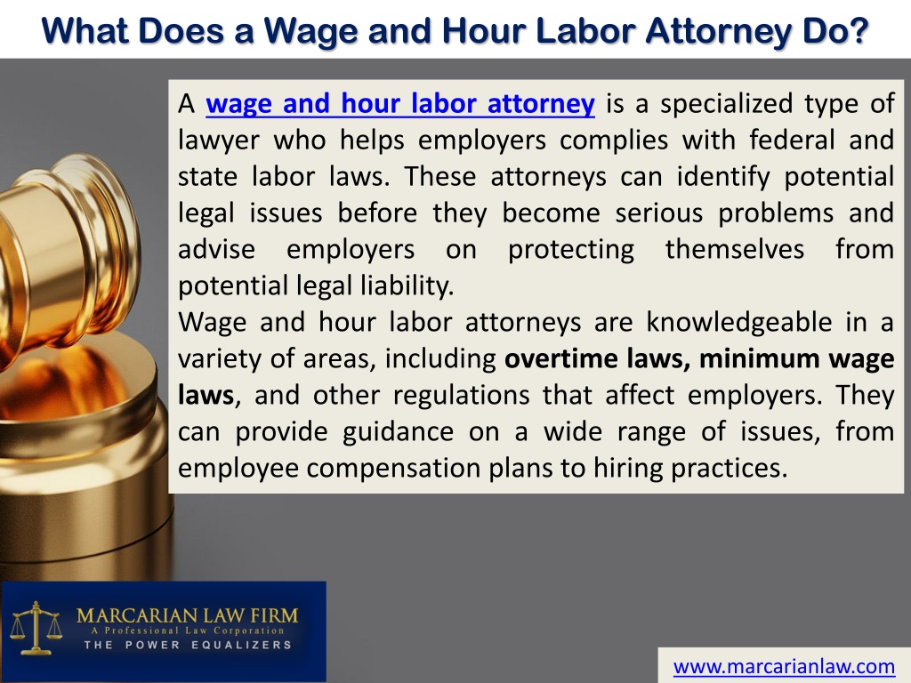 PPT How Los Angeles Wage And Hour Labor Attorneys Can Help You PowerPoint Presentation ID