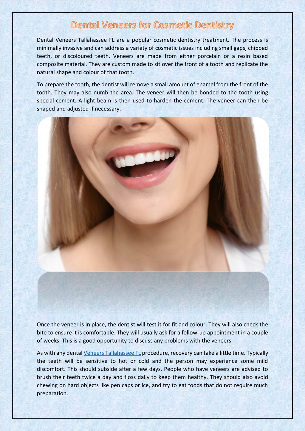 PPT - Dental Veneers for Cosmetic Dentistry PowerPoint Presentation, free  download - ID:12266711