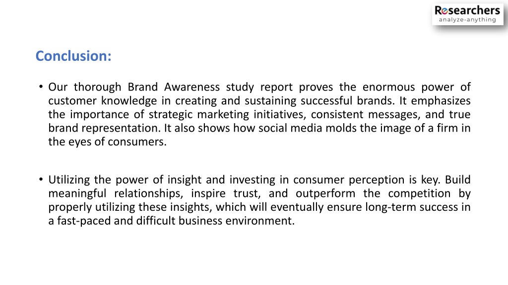 PPT - The Power of Insight A Comprehensive Brand Awareness Survey ...