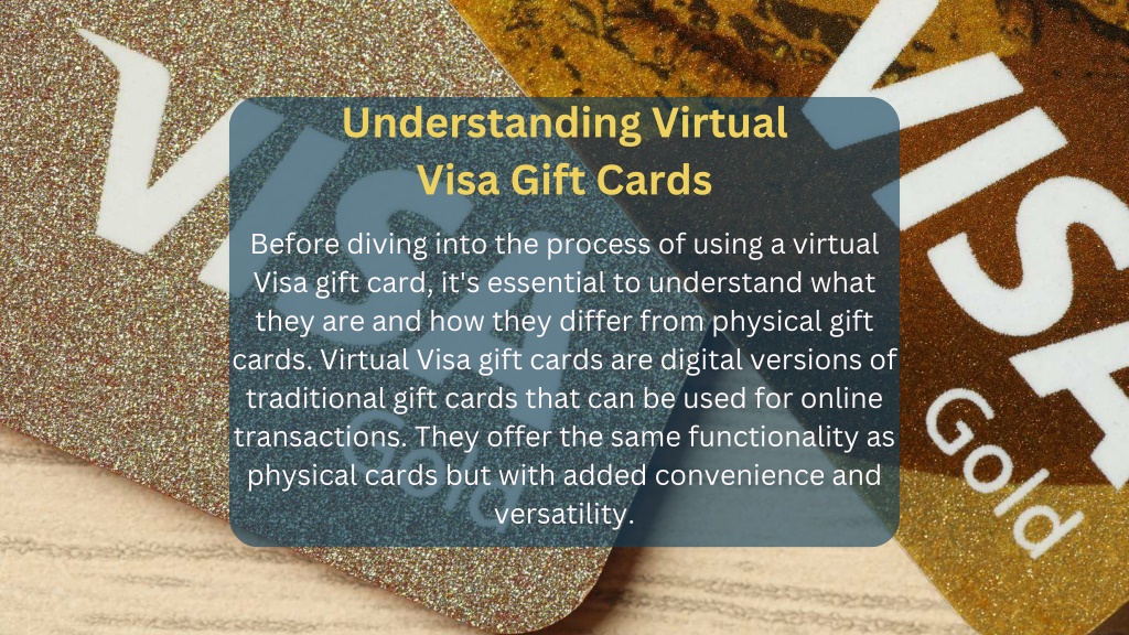 PPT Step by Step Guide How To Use A Virtual Visa Gift Card PowerPoint 