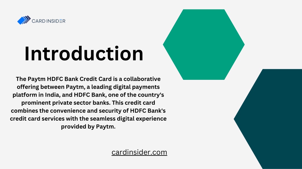 Ppt Paytm Hdfc Bank Credit Card Powerpoint Presentation Free Download Id12276316 3449