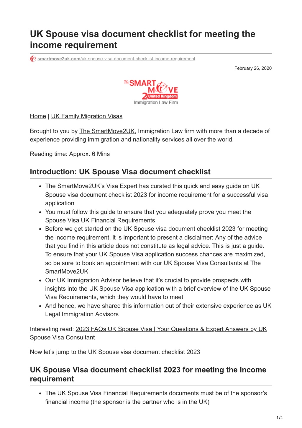 PPT UK Spouse Visa Document Checklist 2023 For A Successful Visa 