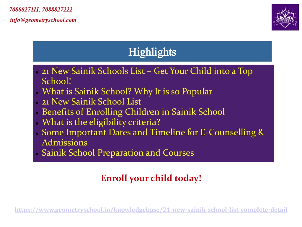 PPT New Sainik School List 2023 PowerPoint Presentation Free 