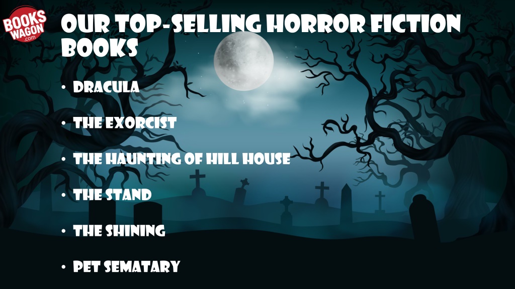 PPT BestSelling Horror Books of All TimeBookswagon offers top