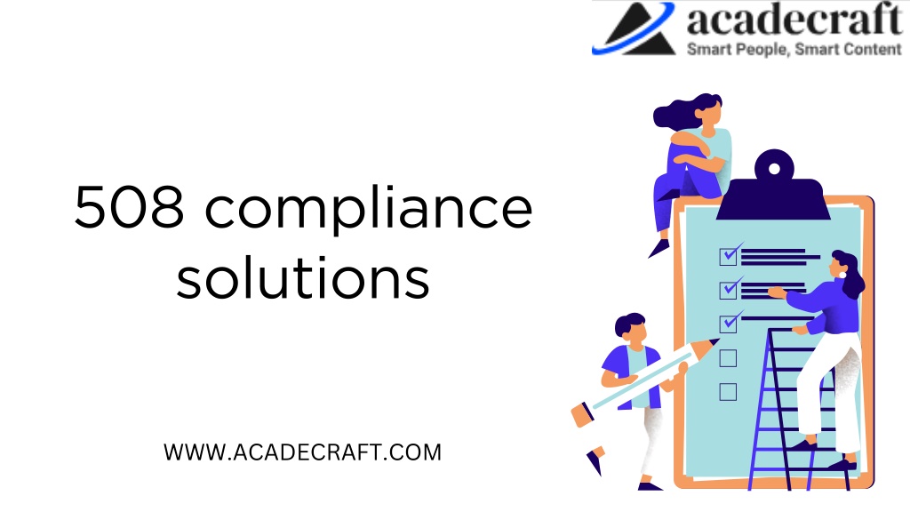 PPT - 508 Compliance Solutions PowerPoint Presentation, Free Download ...