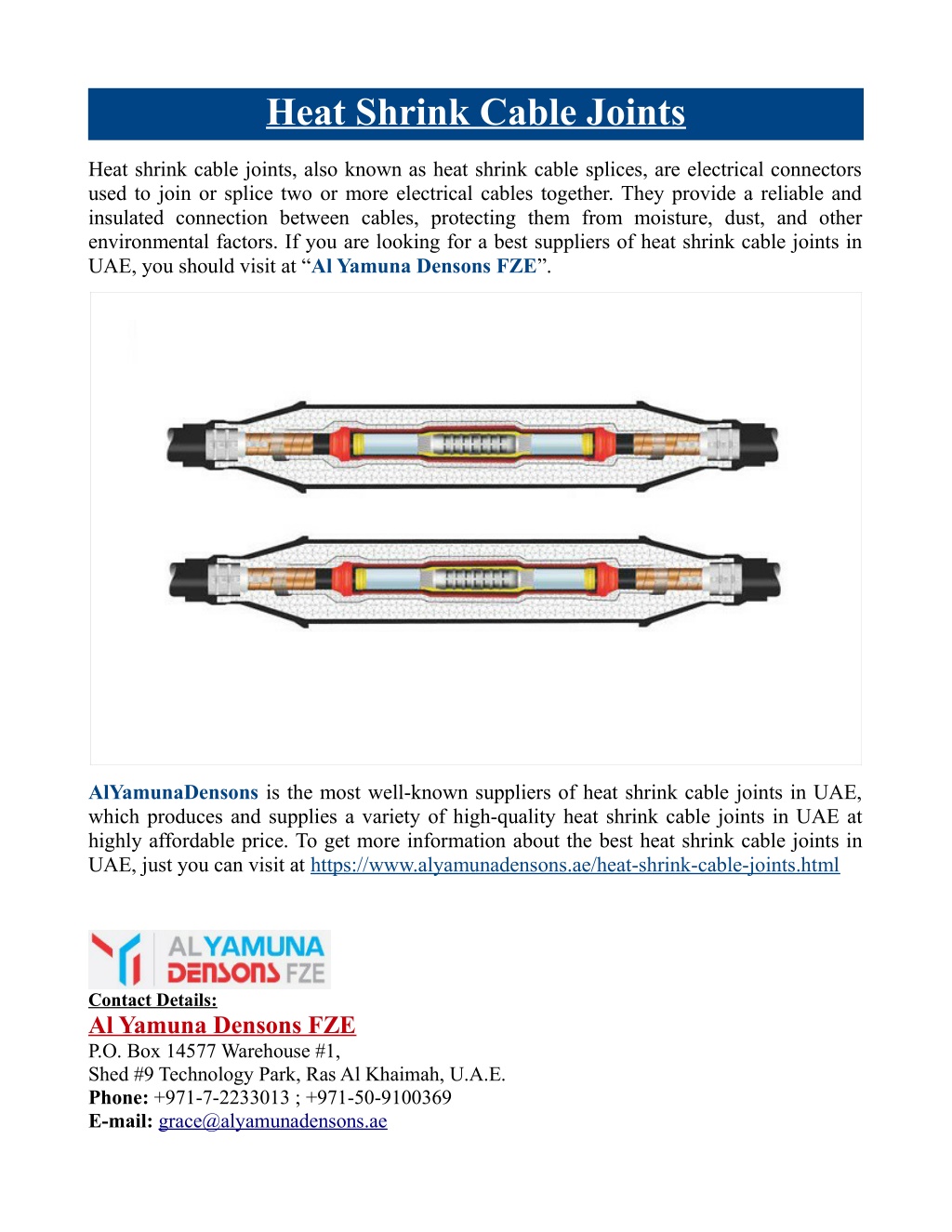 PPT - Heat Shrink Cable Joints PowerPoint Presentation, free download ...