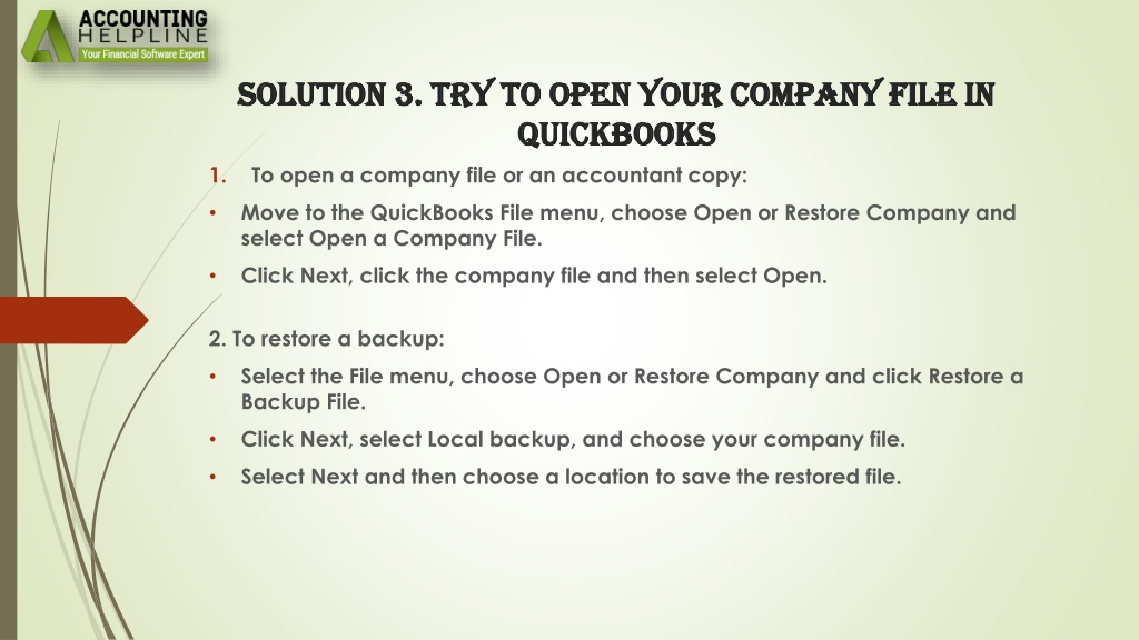 Ppt Simple Methods To Instantly Fix Quickbooks Company File Not Found