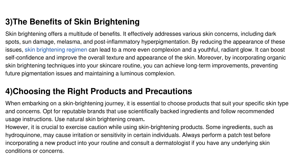 PPT - What is skin brightening_ PowerPoint Presentation, free download 