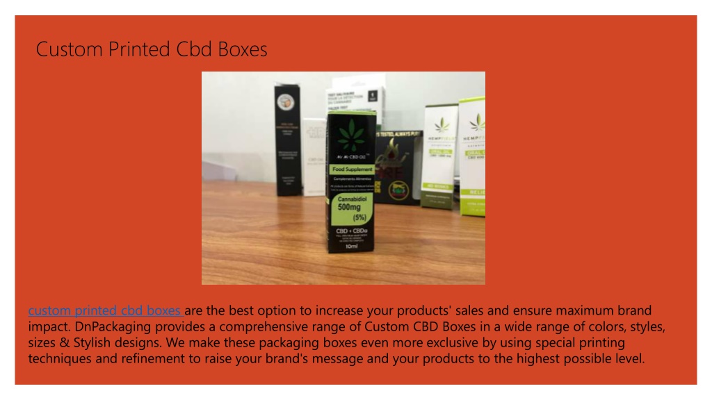 PPT Custom Printed Cbd Boxes PowerPoint Presentation Free Download ID 12290694