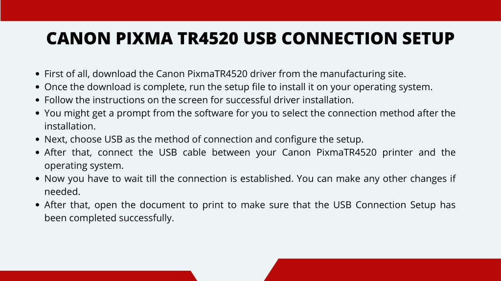 Ppt Canon Pixma Tr4520 Setup Powerpoint Presentation Free Download Id12291610 2115