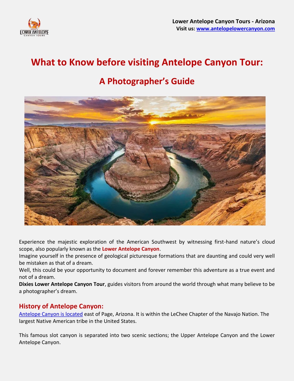 Ppt What To Know Before Visiting Antelope Canyon A Photographers Guide Powerpoint Presentation