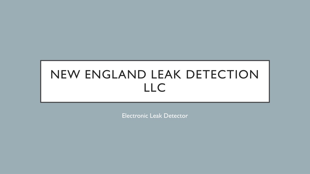 PPT What is a leak rate calculator, and how does it assist in leak