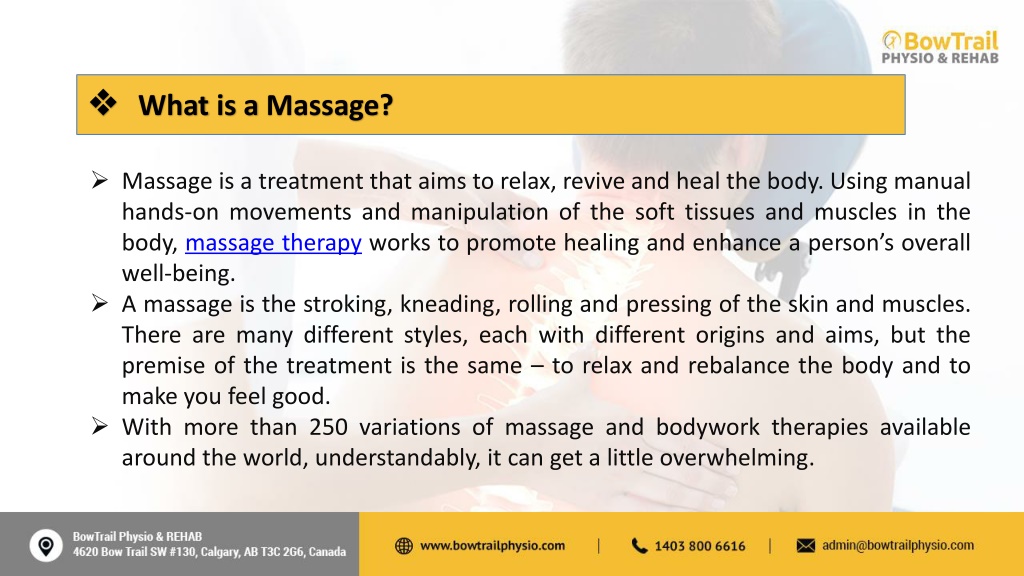 Ppt Massage Therapy For Stress Relief And Relaxation Powerpoint