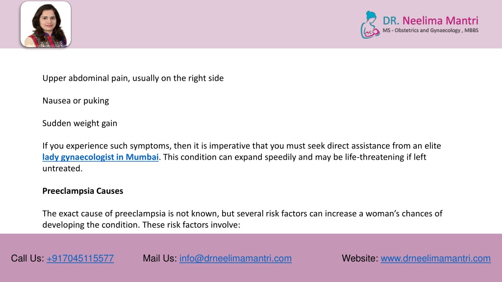 Ppt Preeclampsia Symptoms And Causes Dr Neelima Mantri Powerpoint Presentation Id12307708 