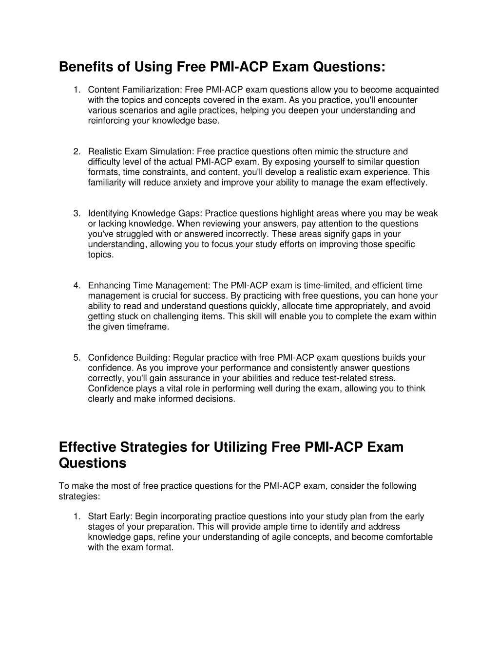 Ppt Mastering The Pmi Acp Exam Utilizing Free Practice Questions For Success Powerpoint 8958