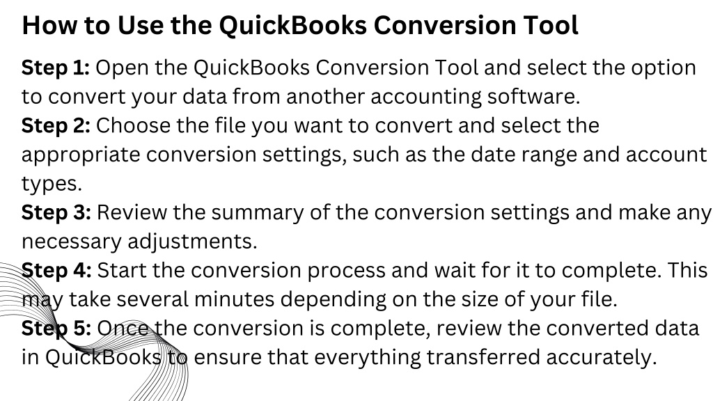 PPT - Setting Up The QuickBooks Conversion Tool To Migrate Your Data ...