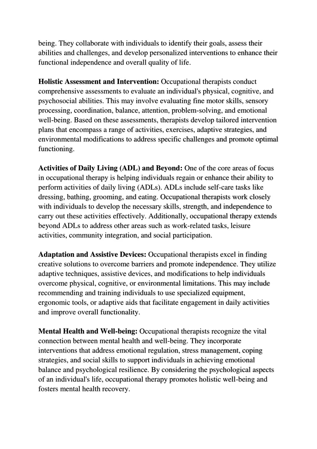 PPT - The Transformational Power of Occupational Therapy PowerPoint ...