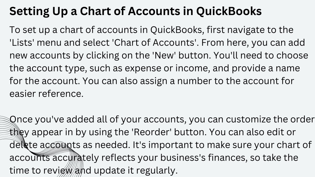 PPT - Simplify Accounting QuickBooks Chart Of Accounts Setup PowerPoint