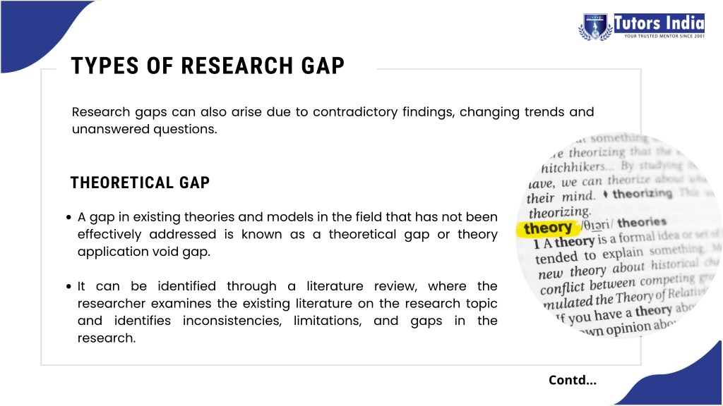 types of research gaps ppt