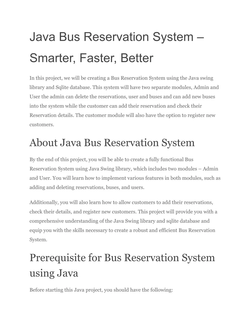 Library Reseveration Java App PPT - Java Bus Reservation System – Smarter, Faster, Better PowerPoint ...