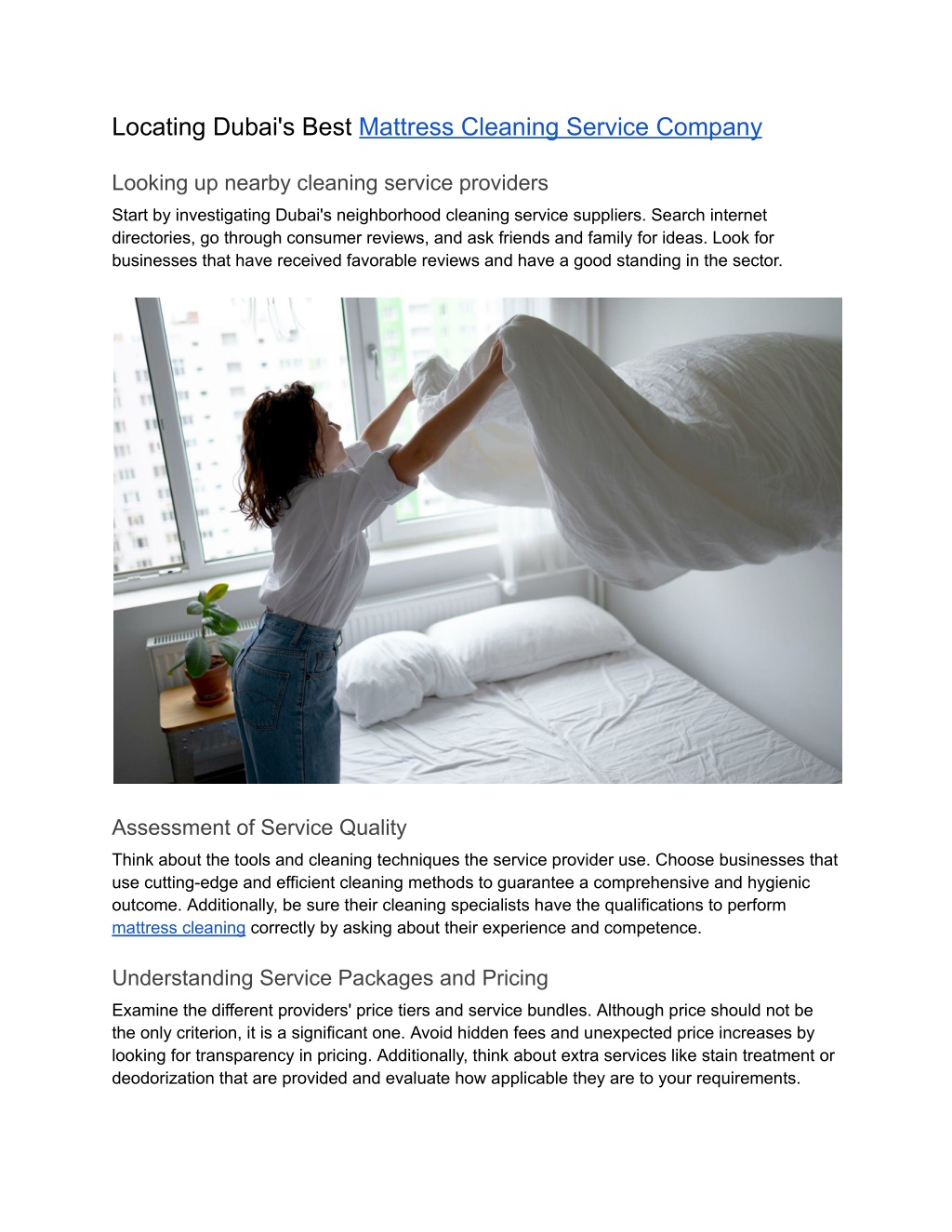 PPT Advantages of Mattress Cleaning and Where to Find the Best