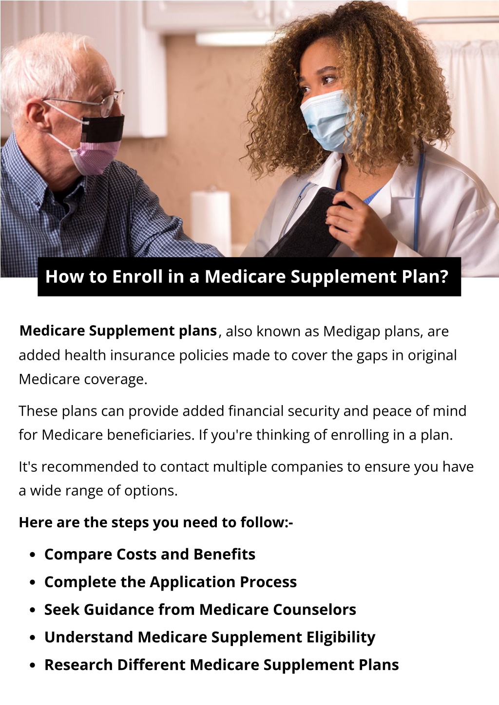 PPT - How to Enroll in a Medicare Supplement Plan PowerPoint ...