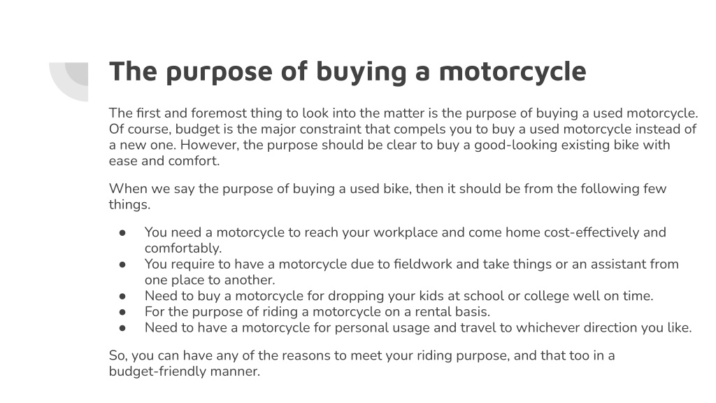 ppt-a-comprehensive-guide-to-buy-the-best-used-bike-in-india