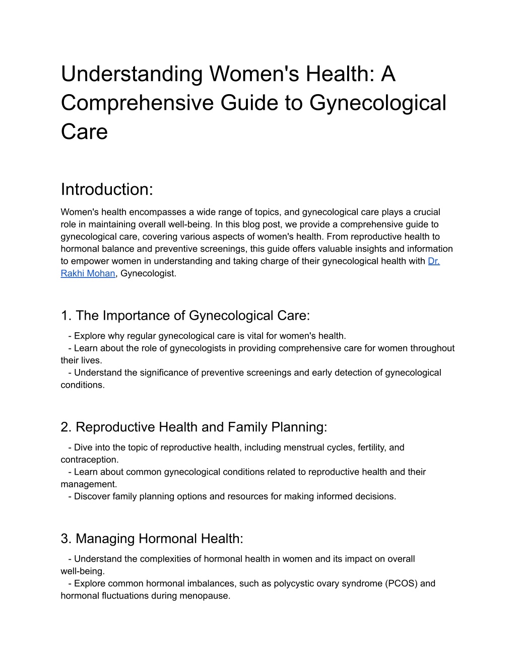 Ppt Understanding Womens Health A Comprehensive Guide To Gynecological Care 1 Powerpoint