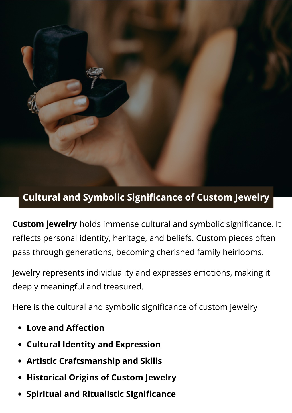 PPT - Cultural and Symbolic Significance of Custom Jewelry PowerPoint 