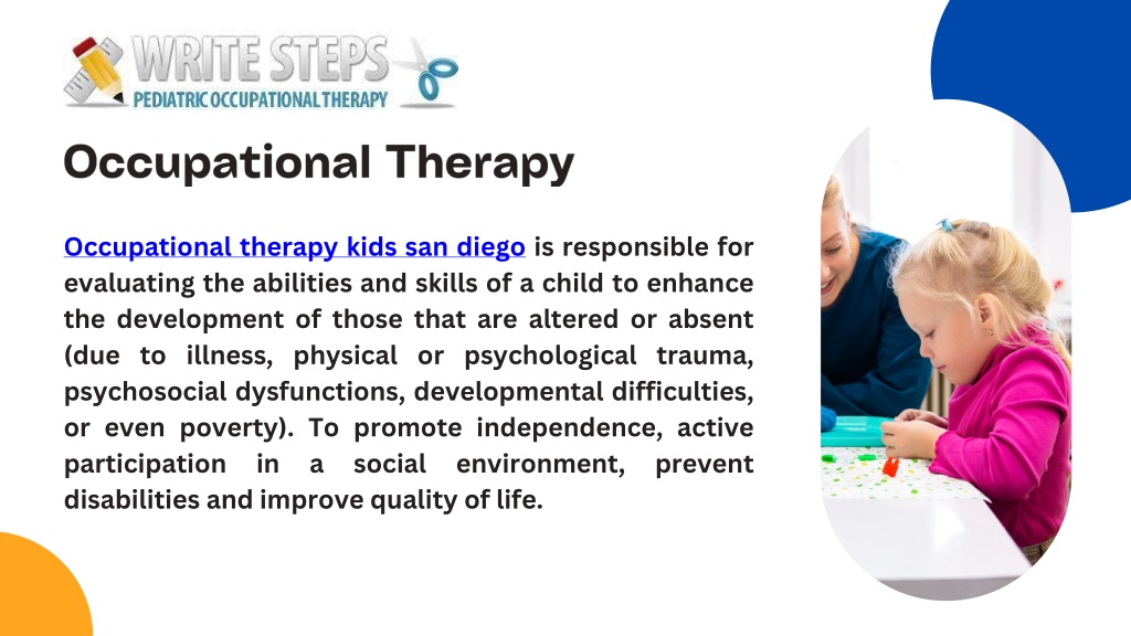 PPT - Occupational therapy kids san diego PowerPoint Presentation, free ...