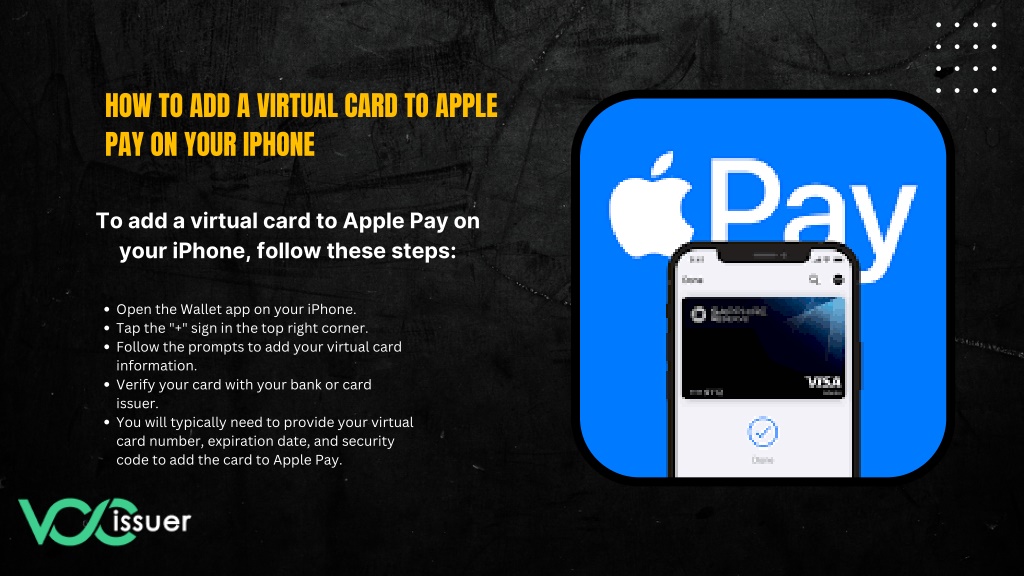 How To Add A Virtual Card To Apple Pay