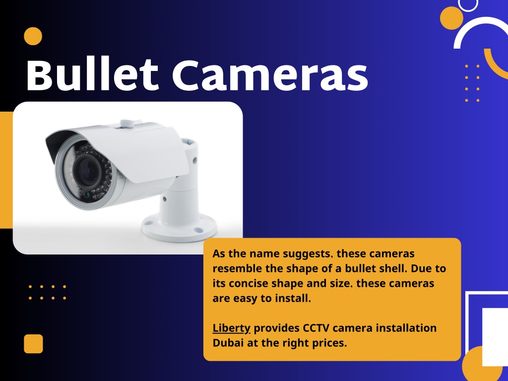 PPT 10 Different Types Of CCTV Cameras And Their Purpose PowerPoint