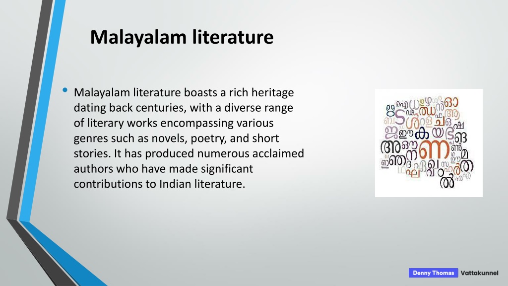 PPT - Top 5 malayalam books to read by the malayalam author Denny ...