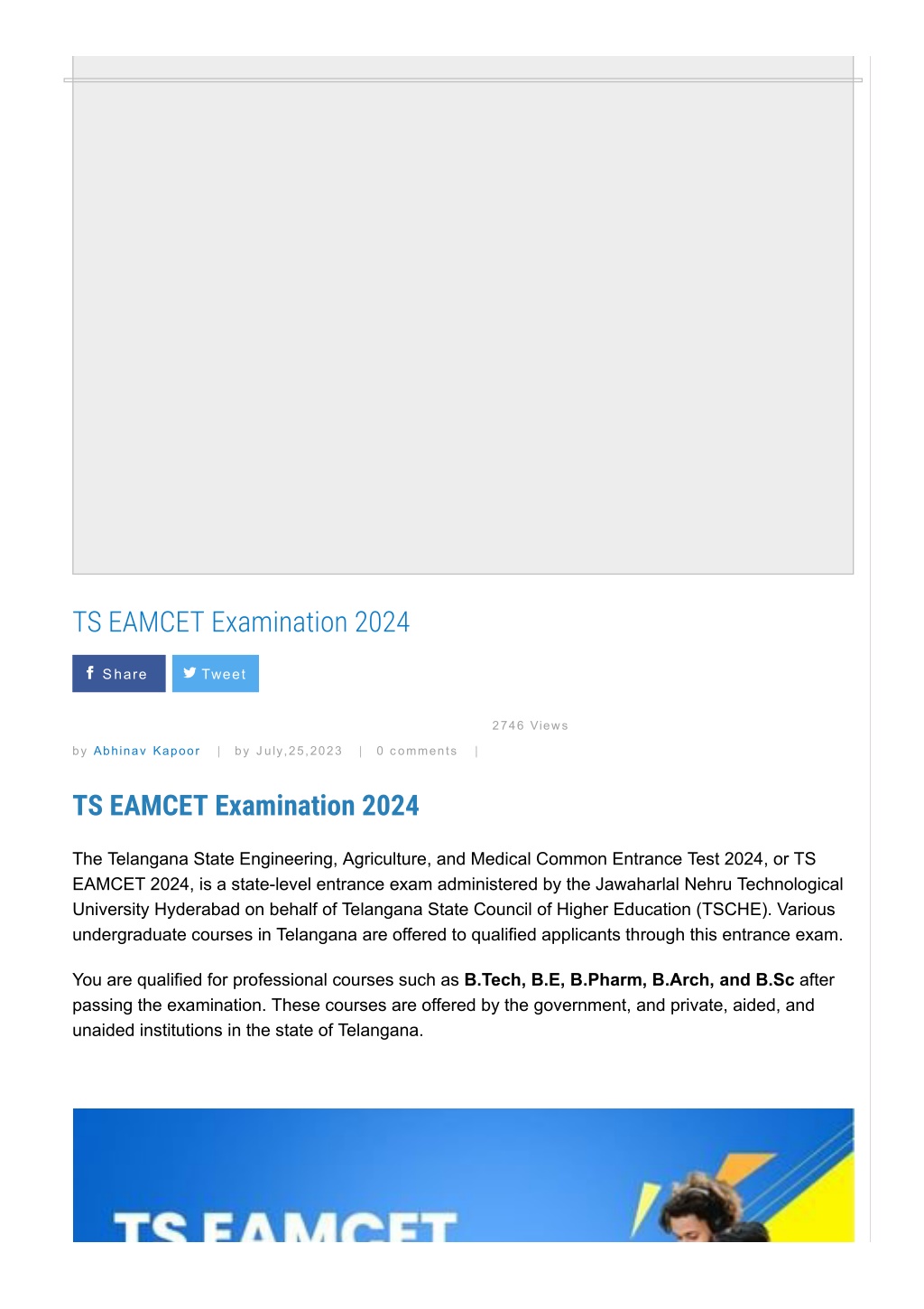 PPT EVERYTHING YOU NEED TO KNOW ABOUT TSEAMCET 2024 PowerPoint