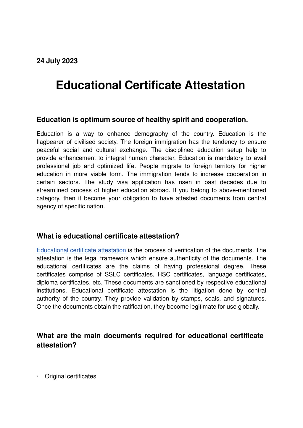 Ppt Educational Certificate Attestation Powerpoint Presentation Free Download Id12349950 3567