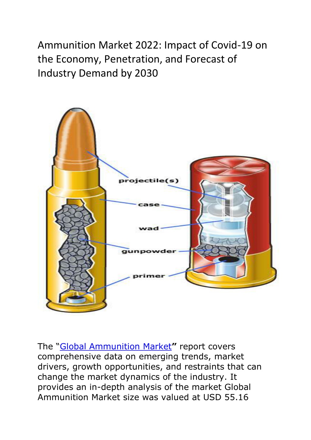 PPT - Ammunition Market 2022 PowerPoint Presentation, free download -  ID:12351602