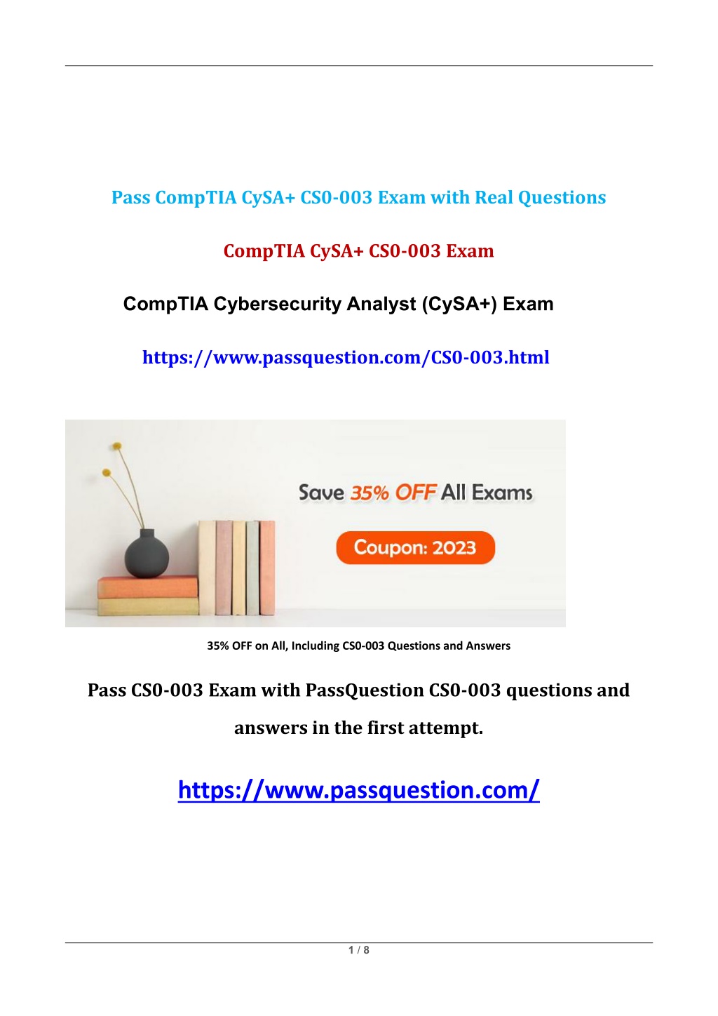 PPT - CompTIA CySA CS0-003 Dumps PowerPoint Presentation, Free Download ...