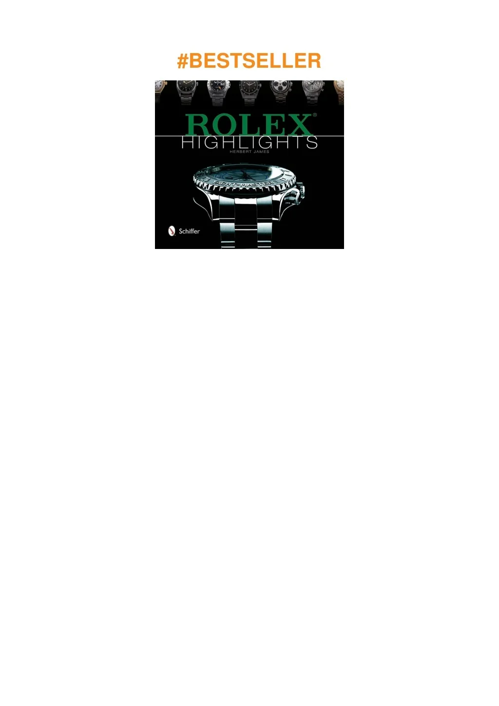 PPT - Download Book [PDF] Rolex Highlights (Wristwatch Highlights ...