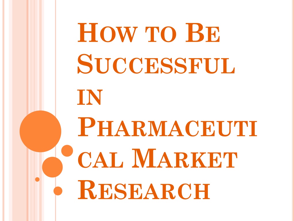 pharmaceutical market research education