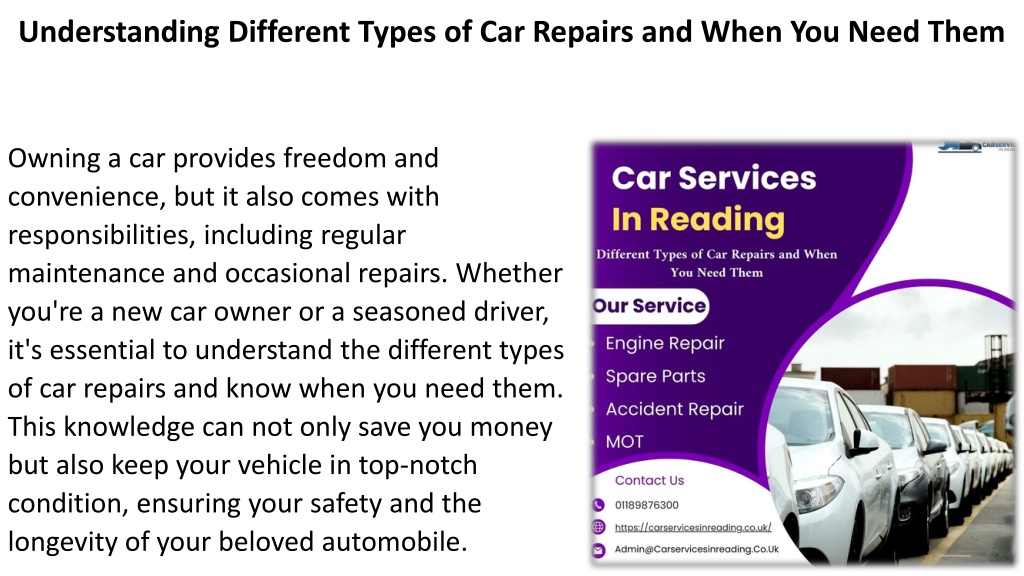 Why Your Car Needs Regular Repair and Maintenance 
