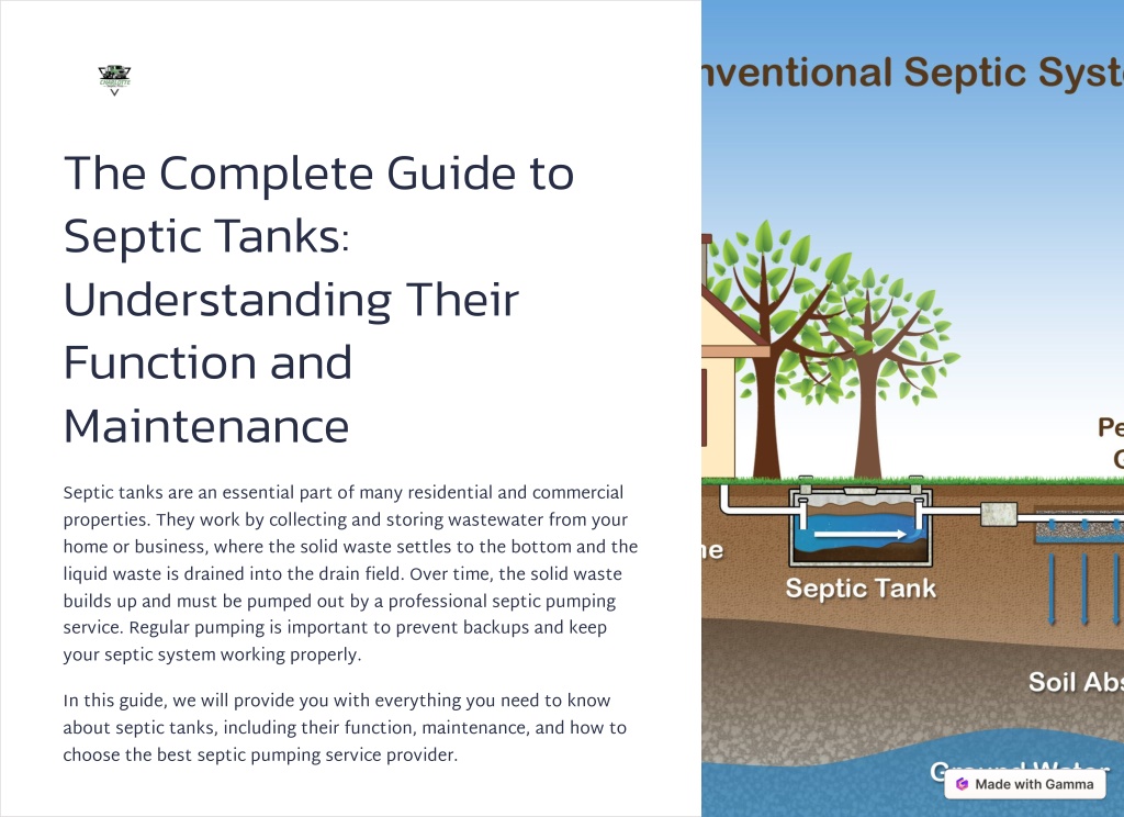 PPT - The Complete Guide to Septic Tanks Understanding Their Function ...