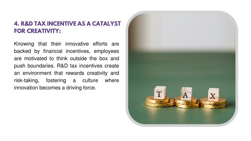 PPT - How R&D Tax Incentive Supports Innovation PowerPoint Presentation ...