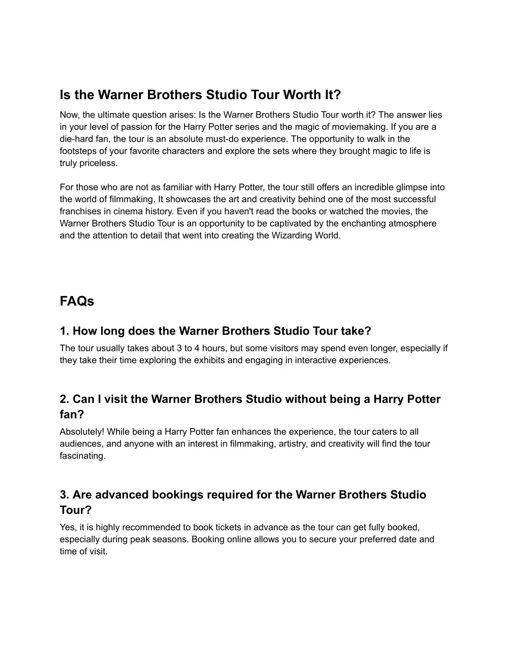 PPT - Is the Warner Brothers Studio Tour worth it London PowerPoint ...